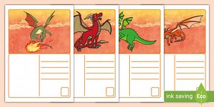 Dragon Postcards