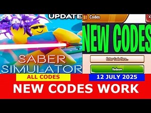 *NEW CODES* [UPD🐾] Saber Simulator ROBLOX | ALL CODES | JULY 12, 2025