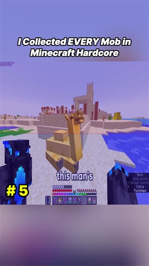 I Collected EVERY Mob in Minecraft Hardcore #Minecraft #minecrafter #minecraftbuilding #minecrafttutorial #minecraftsurvival