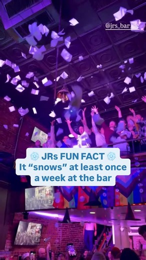 JR's Bar DC on Instagram: "🌨️ Forecast says it usually happens on Monday nights. Thankfully you won’t need a jacket inside, but you will need a beverage and a healthy dose of SHOWTUNES to sing-along to 🎵"