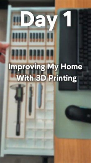 Day 1 - Gridfinity Drawer Organizer