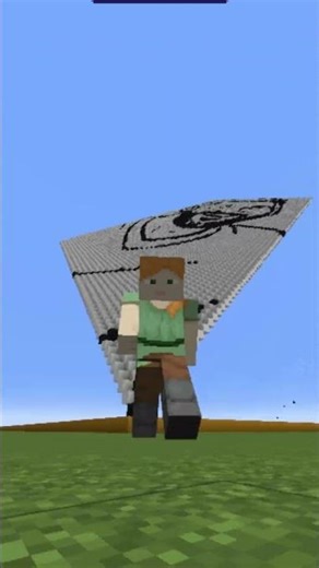 wait 😱 Lionel messi Creativity 💀 Insane Falling Blocks Art in Minecraft 🎨 #shorts