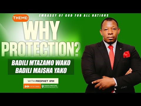 WHY PROTECTION ? SUNDAY SERVICE WITH PROPHET IPM.