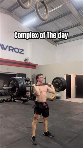 Clean complex: workout of the day #workout #crossfit #weightlifting