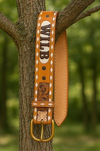 Mens Leather Belt – Western Leather Belt – Full Grain Leather Belt – Handmade Cowboy Belt – gift for him - Etsy