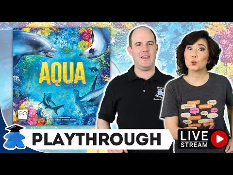 Aqua : Biodiversity in the Oceans - Live Playthrough Board Game and Giveaway.