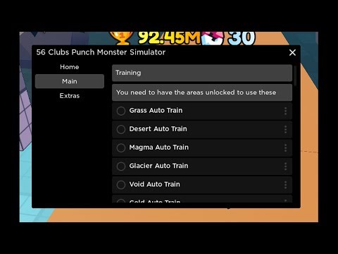 Punch Monster Simulator Script GUI Hack - Auto Train, Infinite Wins, Teleports *PASTEBIN 2023*