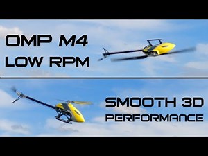 OMPHOBBY M4 EVT Prototype - 1800RPM Performance Envelope Testing