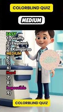 Can You Beat This Colorblind Challenge #test #challenge #quiz