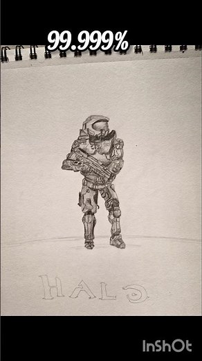 how i draw master chief from halo