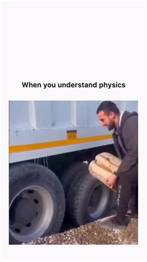 @imamul_boy_01 on Instagram: "This video shows a clever off-road recovery technique where a driver places a log between the inner wheels of a tandem-axle dump truck to escape soft ground. Normally, an open differential sends power to the wheel with the least resistance—meaning one wheel spins uselessly while the others stay still. By wedging a log between the tires, the driver forces both axles to rotate together, increasing friction and allowing torque to transfer more evenly. This improvised s