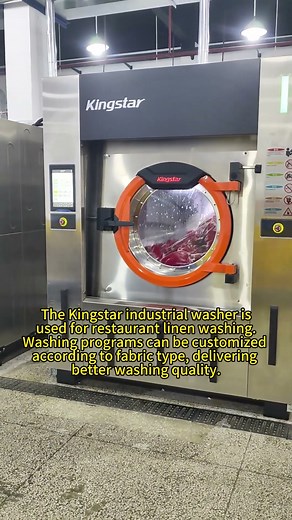 Kingstar industrial washing machines for restaurant linens