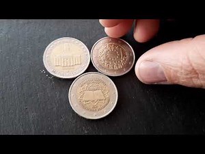3 magnifiques pièces de 2 EUROS commémoratives?
