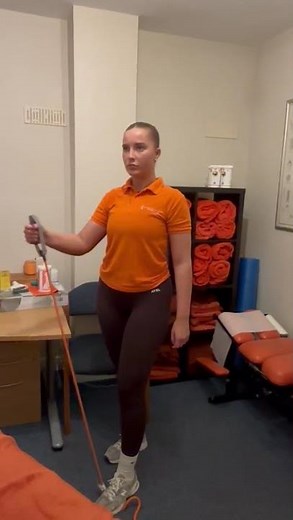 How to - Banded Shoulder External Rotation (Long Resistance Band)