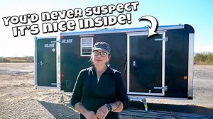 Inside a $7,000 cargo trailer conversion that feels like home