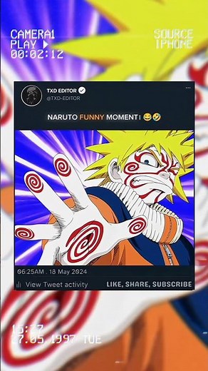 Naruto funny moment 🤣 #naruto #fyp #shorts #animeedit
