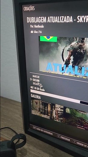 How to install Brazilian Portuguese dubbing in Skyrim via Steam #skyrim #dubbing #tutorial