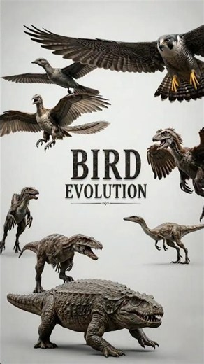 How Birds Evolved from Dinosaurs (CGI Animation) | Bird Evolution