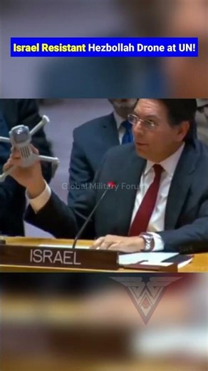 Israel Displays Hezbollah Drone at UN