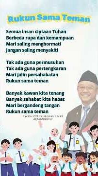 Lagu dan lirik "Rukun Sama Teman" #lagurukunsamateman #laguanak #rukunsamateman #sekolahramahanak
