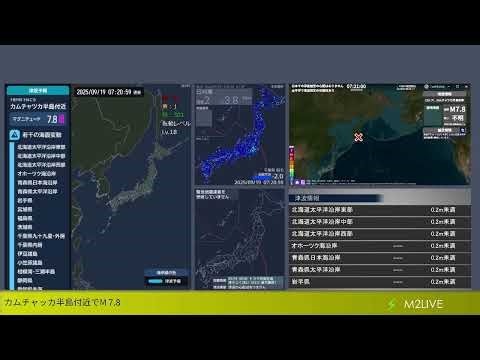 リアルタイム地震ライブ294#地震#ライブ