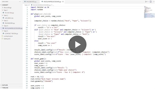 #game #rockpaperscissors #python #gui #internship #codsoft | Shruti Mate