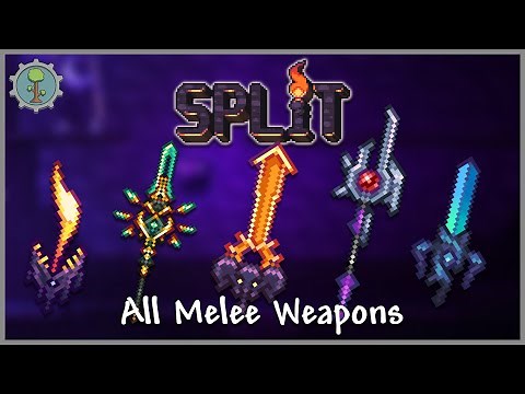 Terraria Split Mod - All Melee Weapons