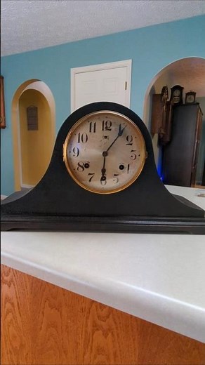 1920's Waterbury "No. 901" Westminster Chime Tambour Mantel Clock #westminster #waterbury