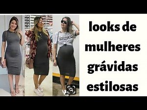 roupas de grávidas estilosas da internet