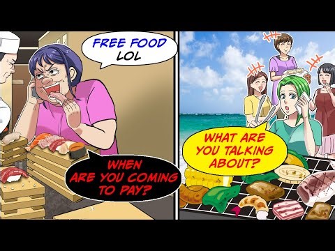 My friend was digging in at a high-end restaurant thinking that we'd get there to pay for her bill