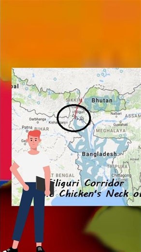 India का सबसे अजीब Map Glitch! Sikkim Literally Hanging! #shorts #ytshorts #sikkim #yt #trending