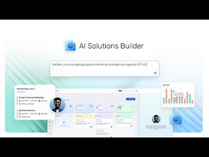 Lançamento: AI Solutions Builder - Crie apps financeiros personalizados