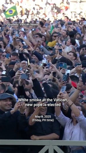White smoke at the Vatican, new pope is elected #Conclave2025 | ABS-CBN News