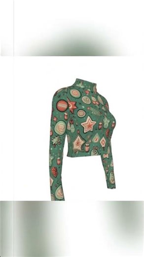 Eco-Friendly All-Over Print Women's Turtleneck T-shirt With Long Sleeve