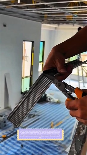 Ceiling Frame Installation Using Power Drill | Modern Interior Construction Technique #construction