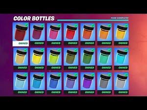 All 21 Color Bottles Locations For Toona Fish in Fortnite