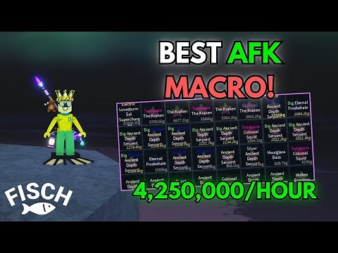 NEW BEST AUTO AFK FISCH MACRO ROBLOX! How To MACRO in FISCH ROBLOX