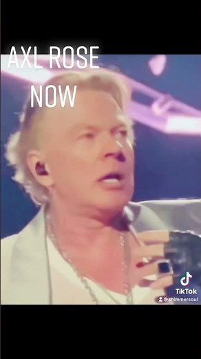 Axl Rose Then & Now 1992 and 2022