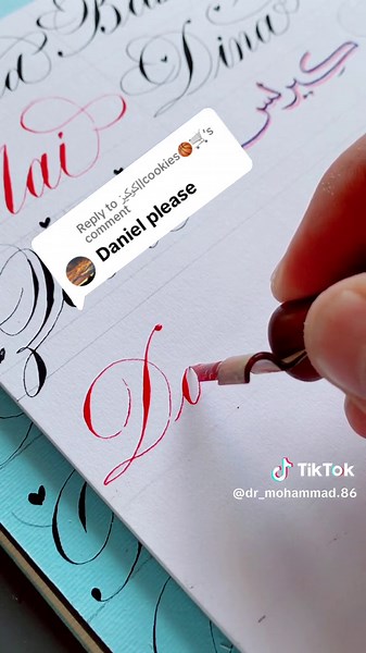 Beautiful Handwriting and Calligraphy by Daniel