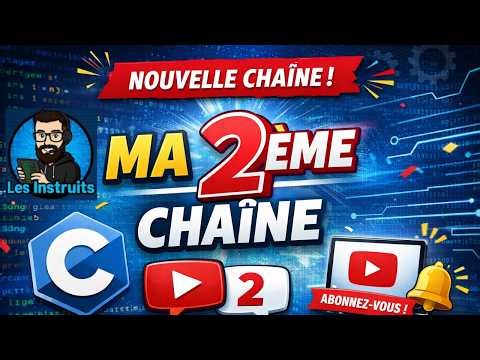 My second YouTube channel is finally open: Join the adventure!