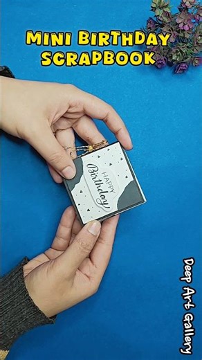 Mini Birthday Scrapbook ❤️ #shorts #viral #viralshorts #diy #art #craft #youtubeshorts