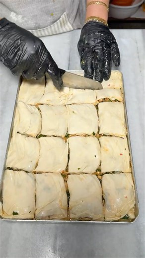 HANDMADE SPINACH PASTRY!!!