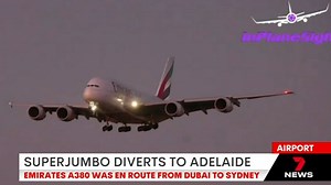 A medical emergency forced the diversion of an Emirates flight to Adelaide. Download the 7NEWS app: https://7news.link/7NEWSapp #7NEWS | 7NEWS Adelaide