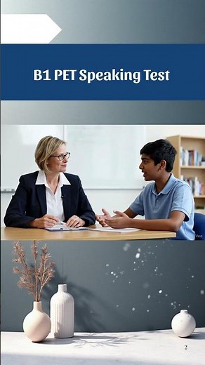 🍁 Ep 16. B1 PET Speaking Test #speakenglish