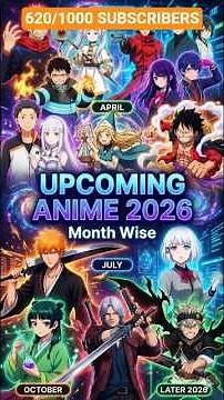 2026 Upcoming Anime List!