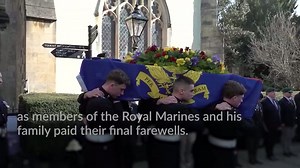 Royal Marines line street to pay tribute to Second World War veteran