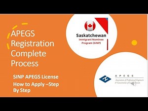 APEGS Registration Process -How to Apply For APEGS- Step by Step For SINP