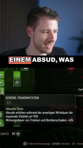 Tissue Transmutation: More Vitality for Whirl Builds | The Witcher 3 Remastered