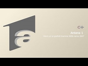 Antena 1 ident-uri și grafică toamna 2006-iarna 2007