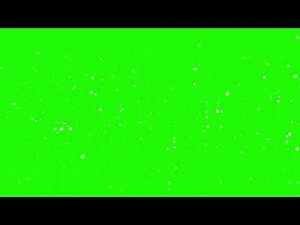 Green screen Gold particles for video edit
